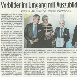 Bericht über domino-world im Märker vom 01.04.17